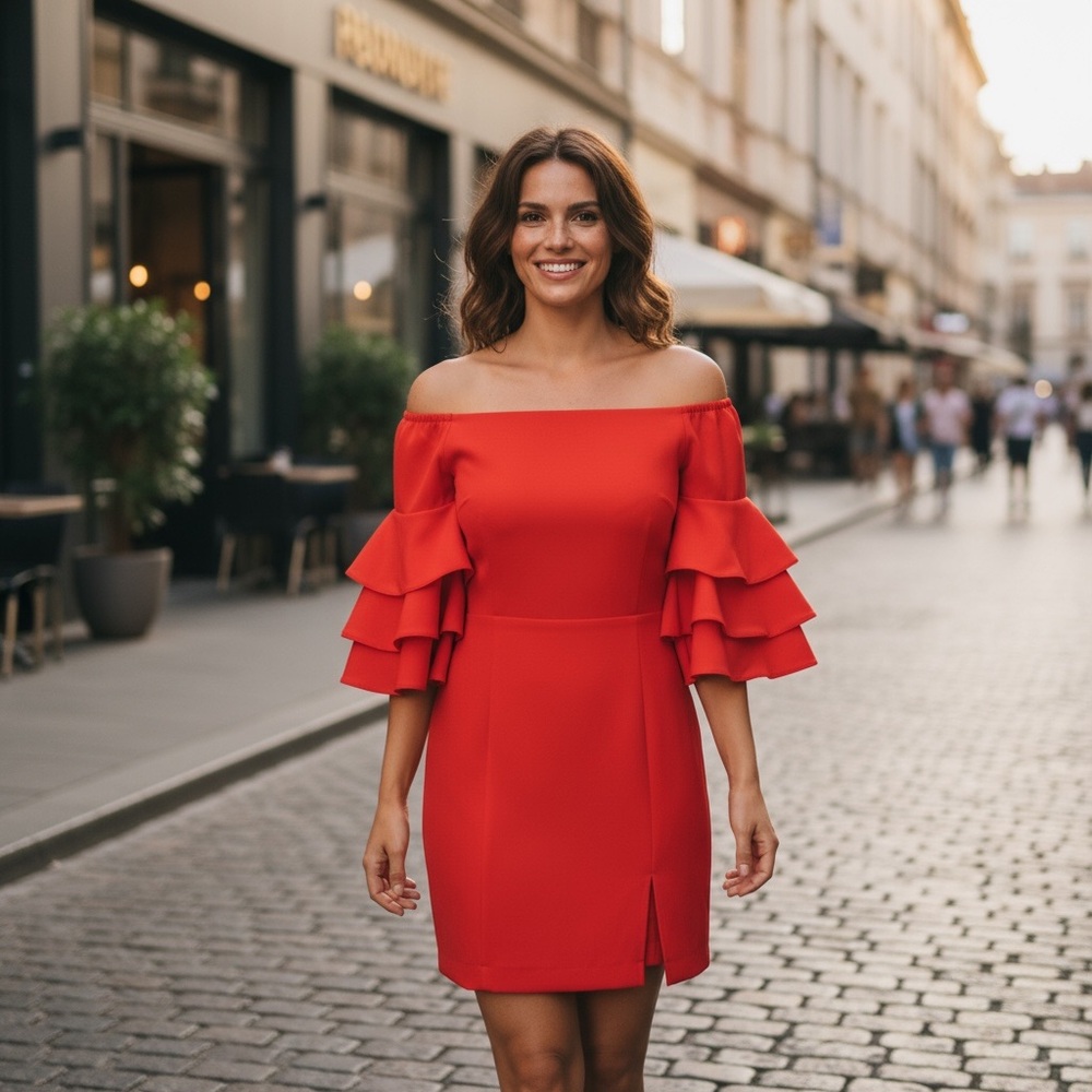 Venus Off the Shoulder Dress